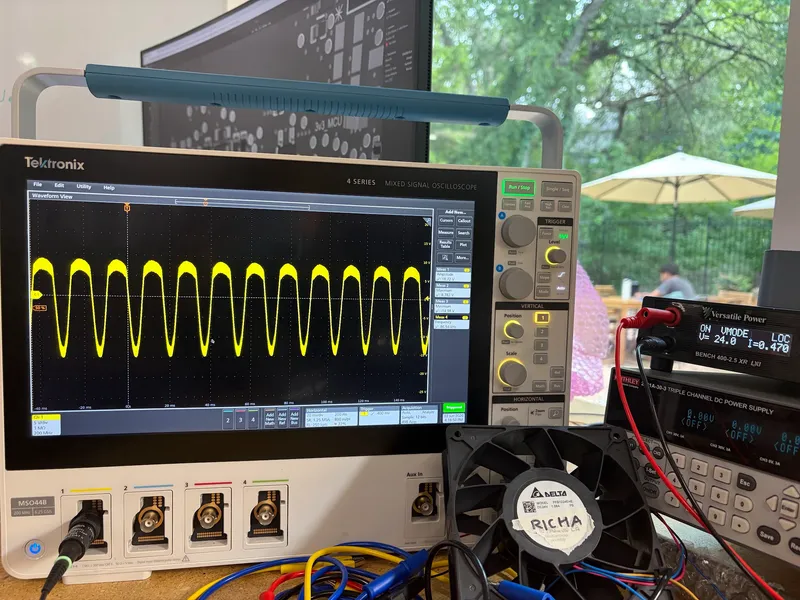Oscilloscope in the lab