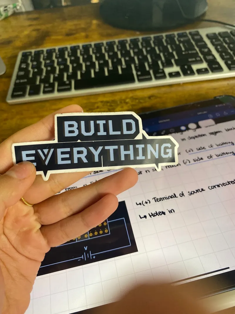Build Everything sticker